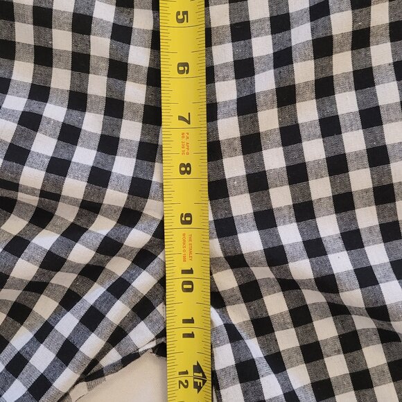 🌹SOLD🌹 superdown Gingham White/Black High-Waisted Straight Leg Pants NWOT🌹 - Picture 10 of 14